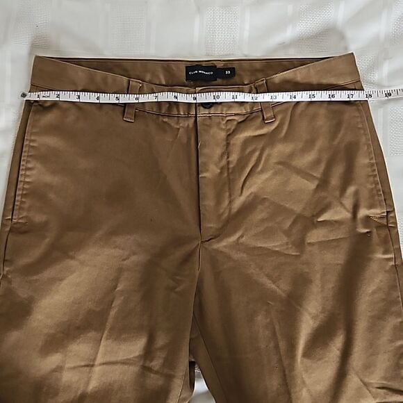 Club Monaco Men's Casual Khaki Pants Size 33 - Picture 12 of 16